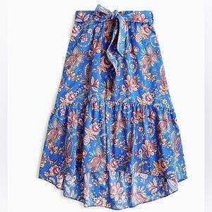 J. Crew
Belted pull-on midi skirt in Liberty® Flora Belle blue